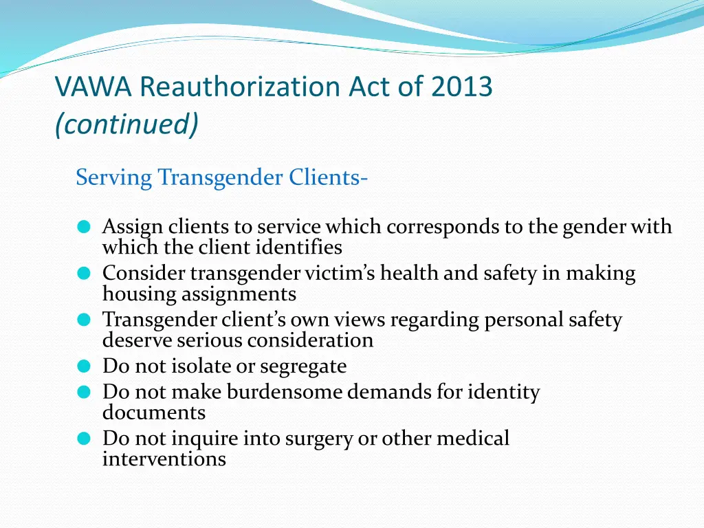 vawa reauthorization act of 2013 continued 4