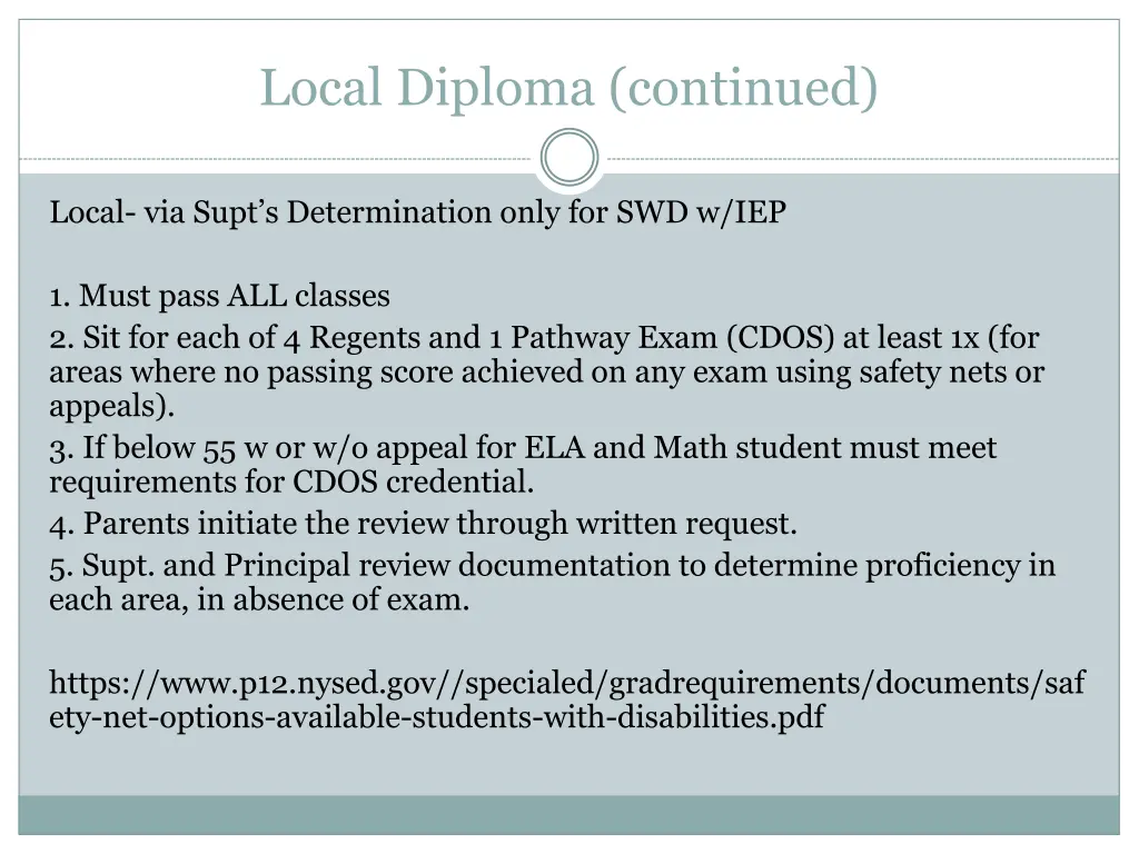 local diploma continued 1