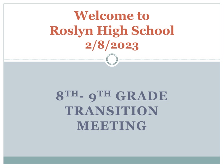 welcome to roslyn high school 2 8 2023