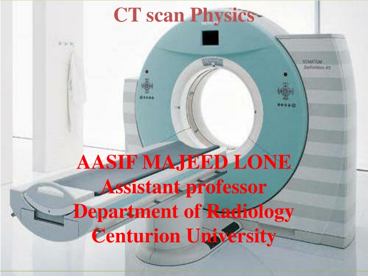 ct scan physics