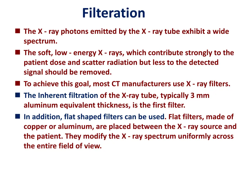 filteration