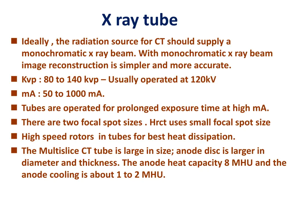 x ray tube