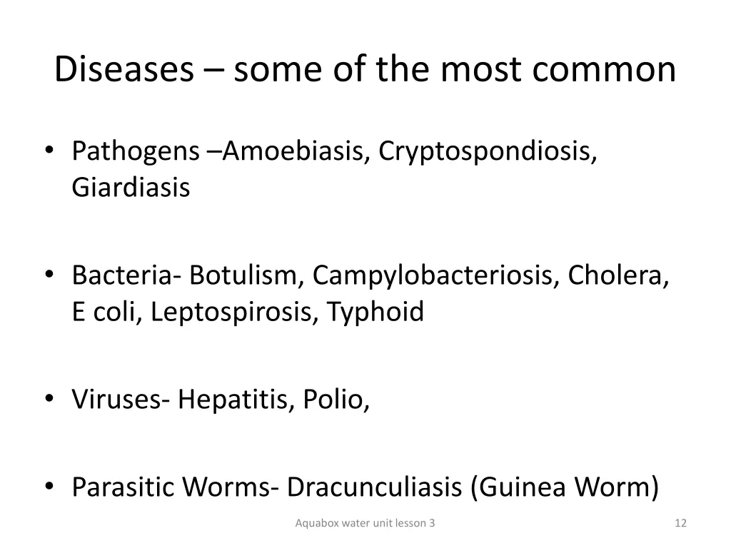 diseases some of the most common