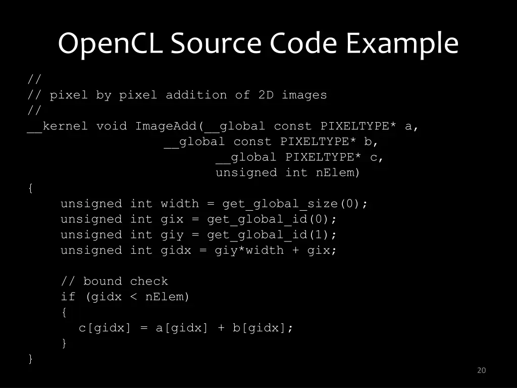 opencl source code example