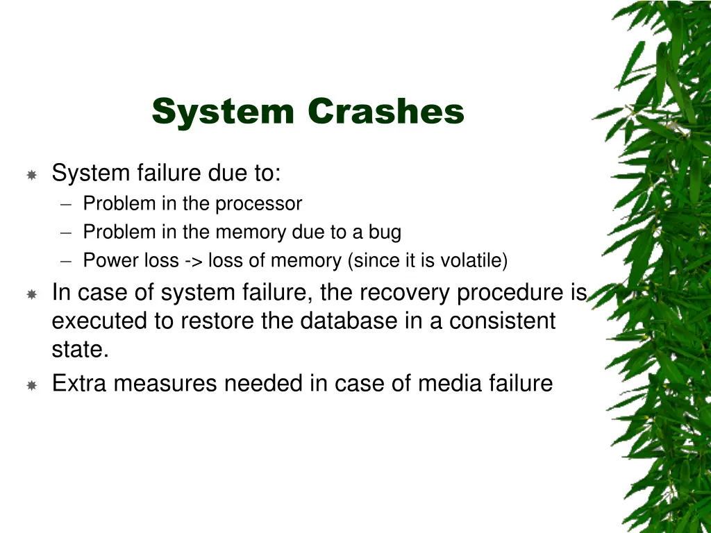 system crashes