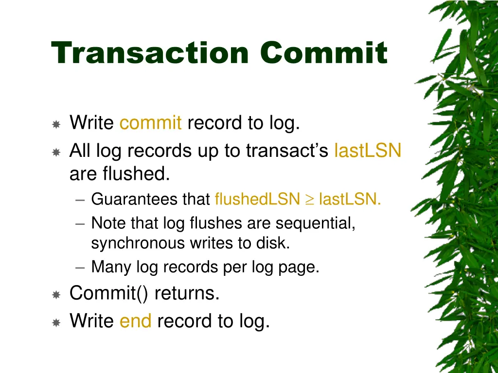 transaction commit