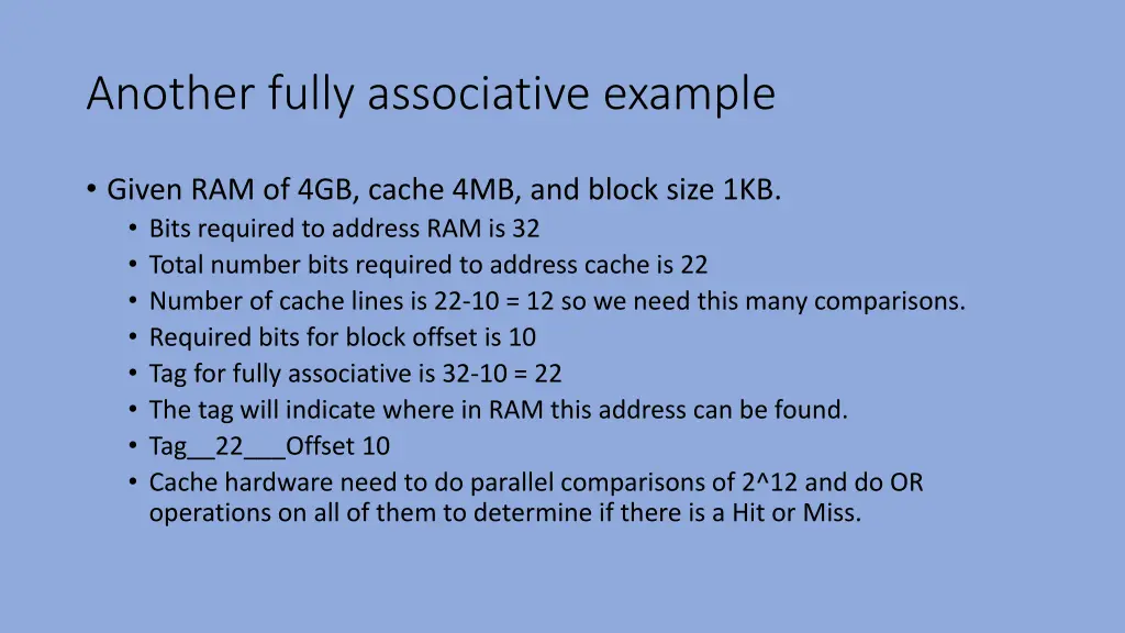 another fully associative example