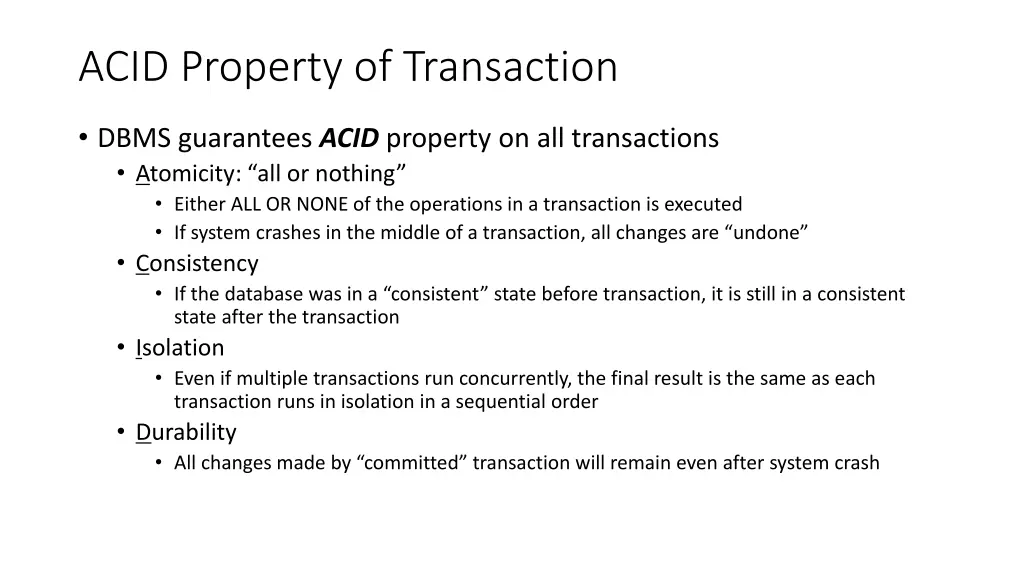 acid property of transaction