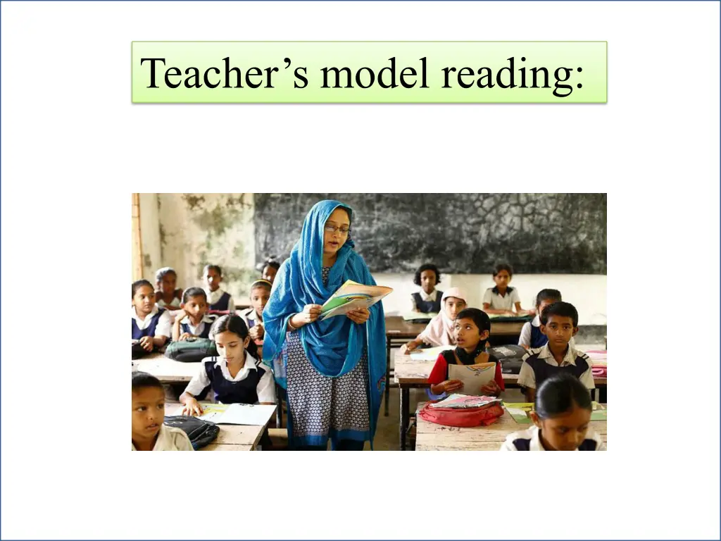 teacher s model reading