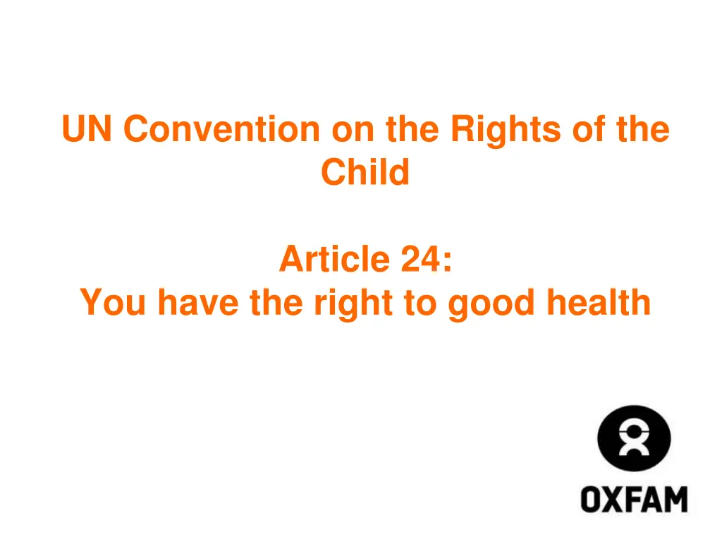 un convention on the rights of the child