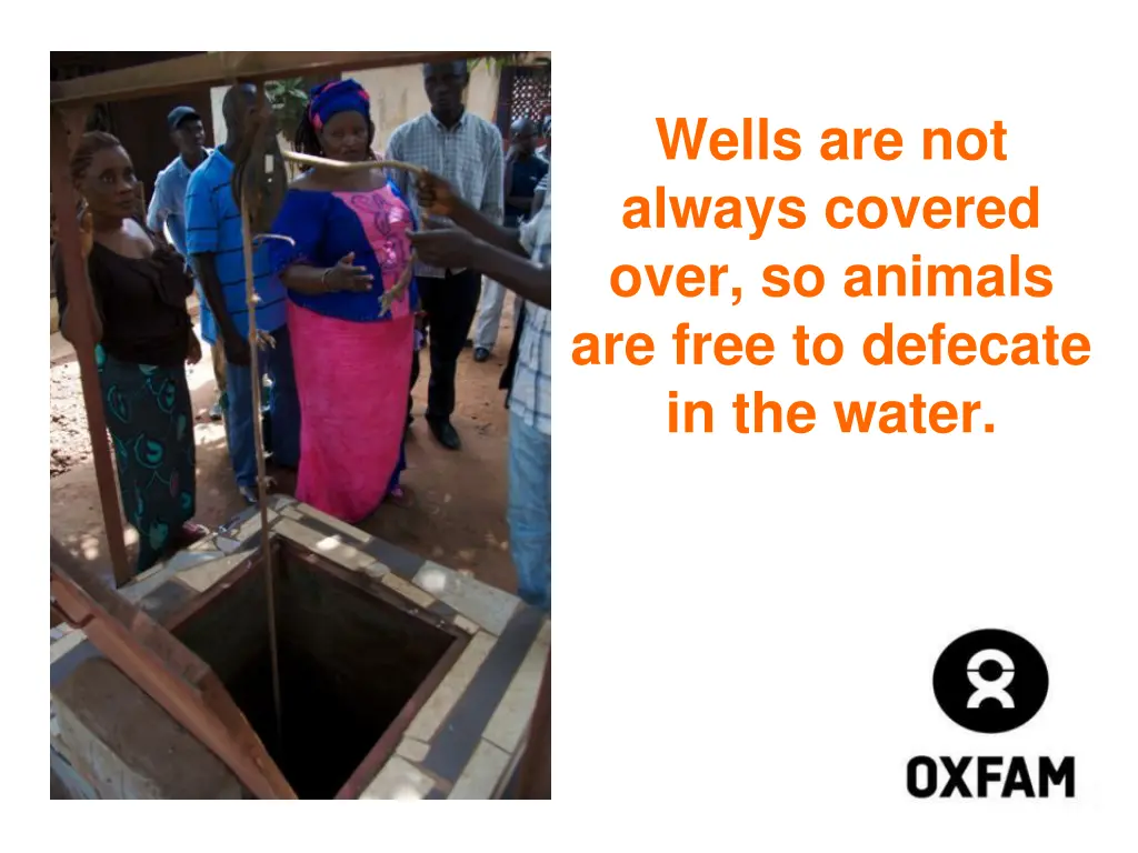 wells are not always covered over so animals