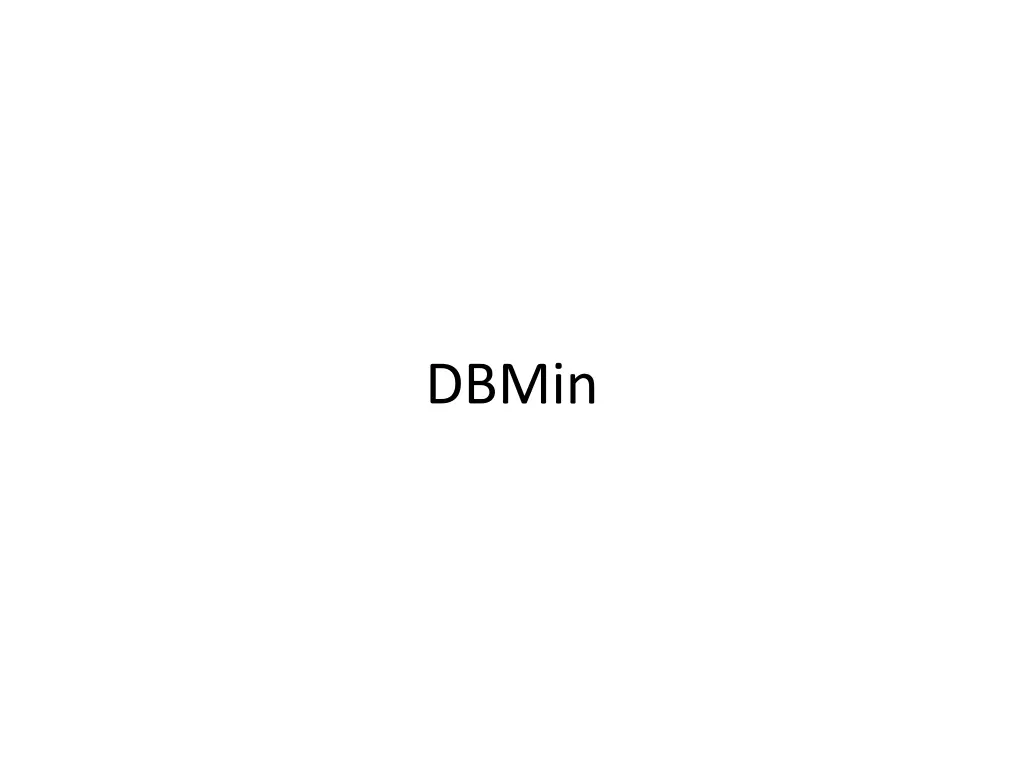 dbmin