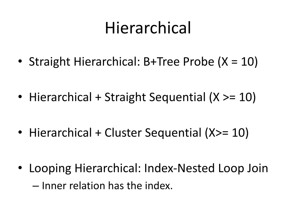 hierarchical