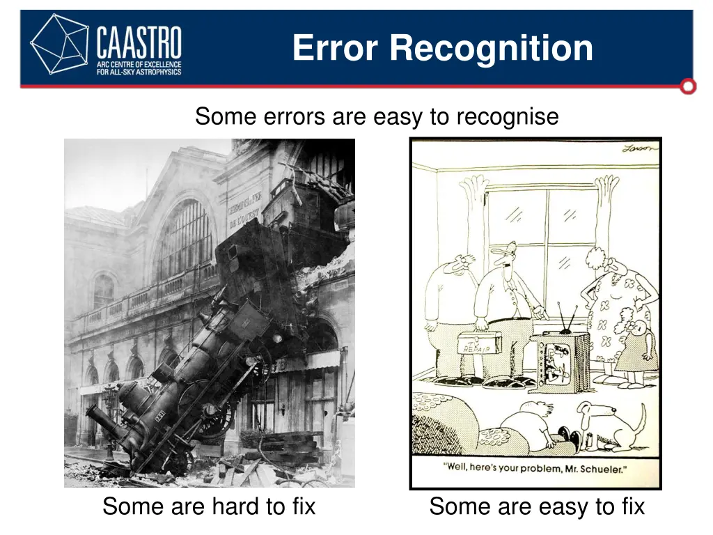 error recognition