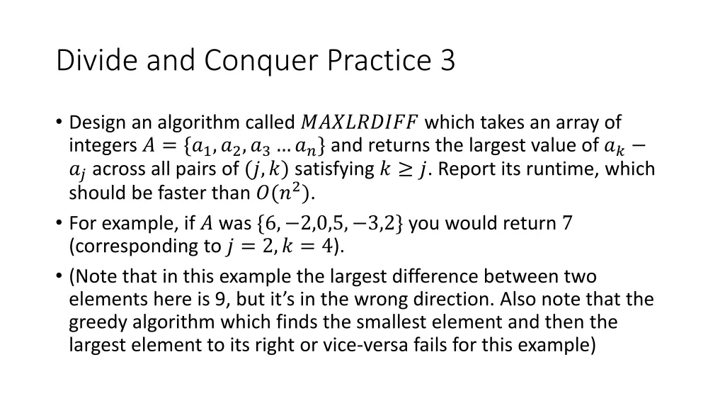 divide and conquer practice 3