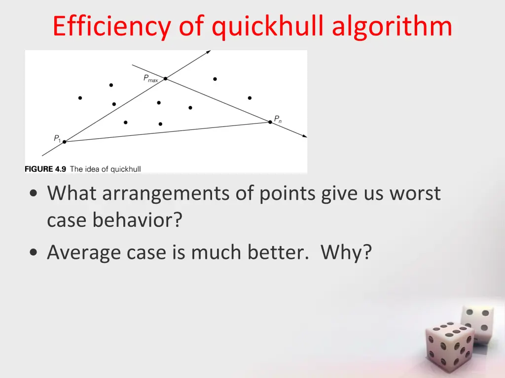 efficiency of quickhull algorithm