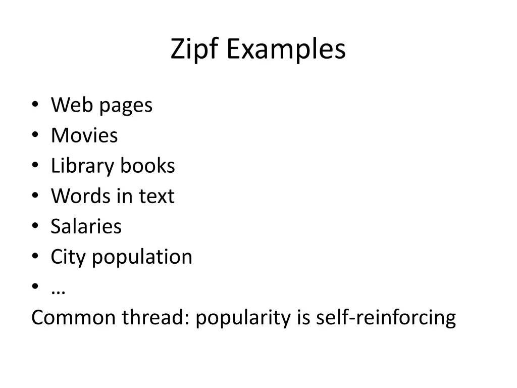 zipf examples