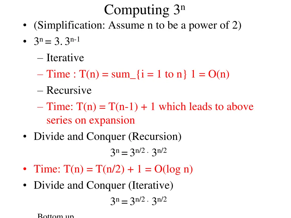 computing 3 n