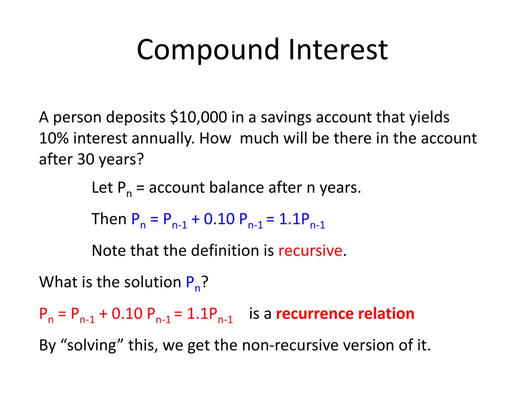 compound interest