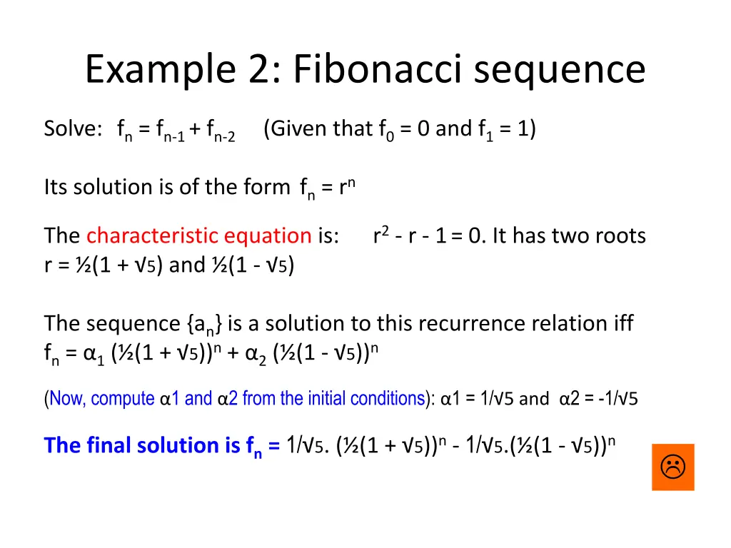 example 2 fibonacci sequence