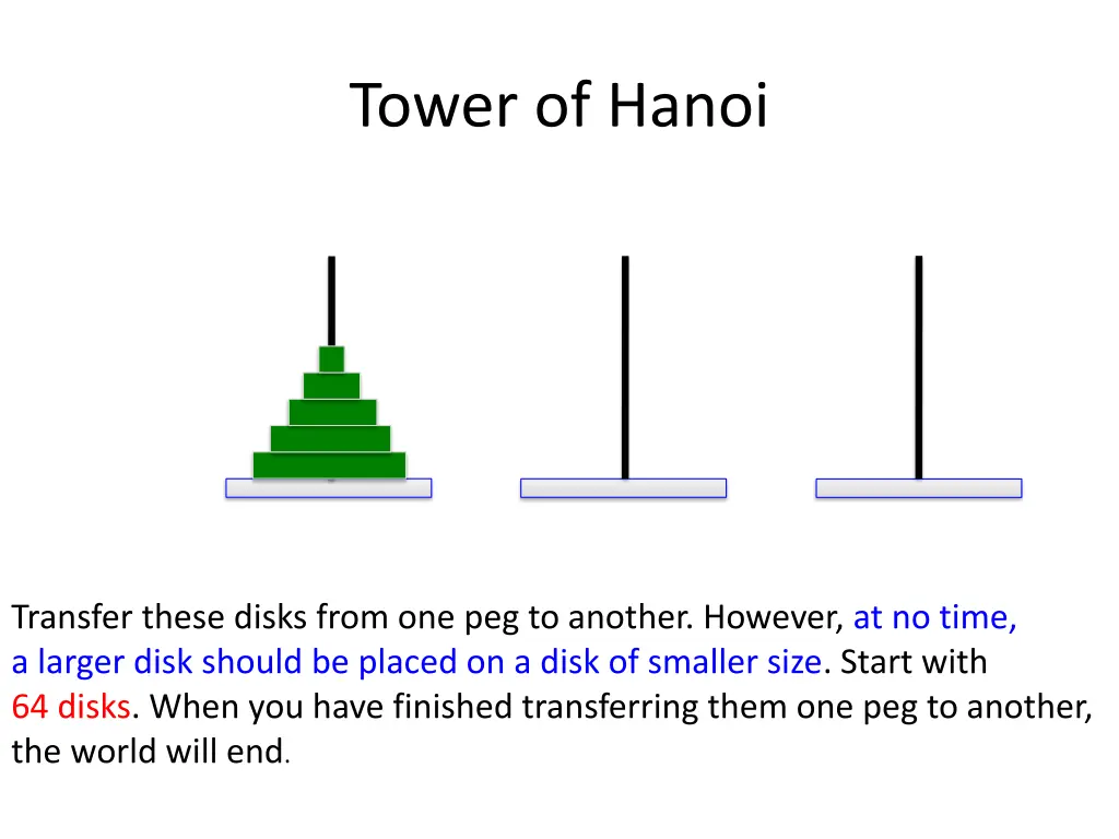 tower of hanoi