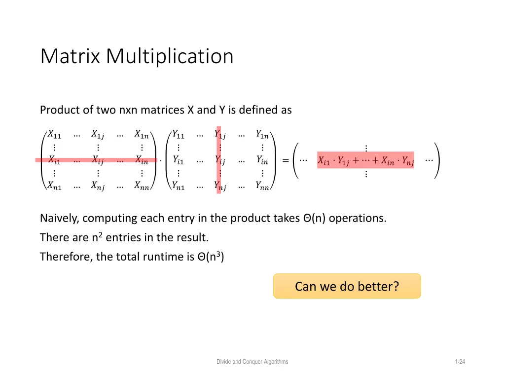 matrix multiplication 1