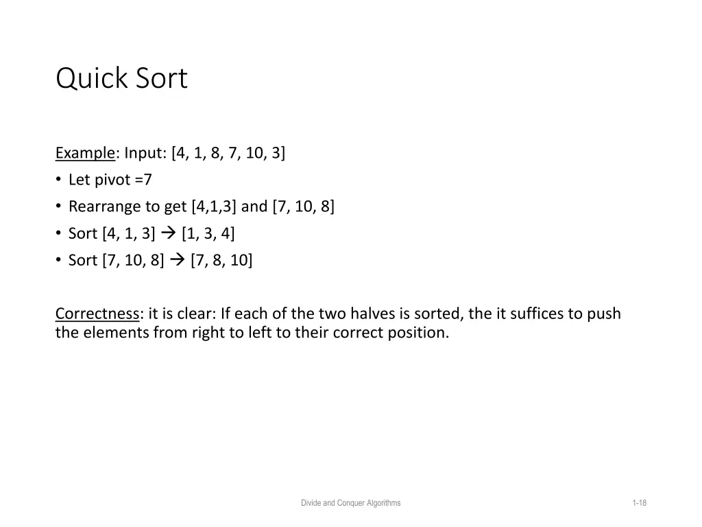 quick sort 2