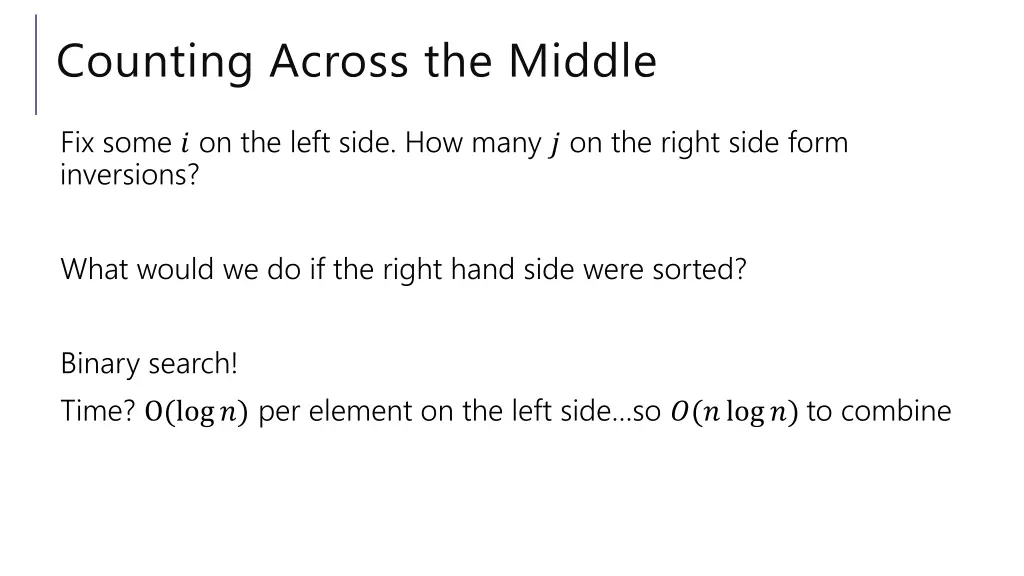 counting across the middle 1