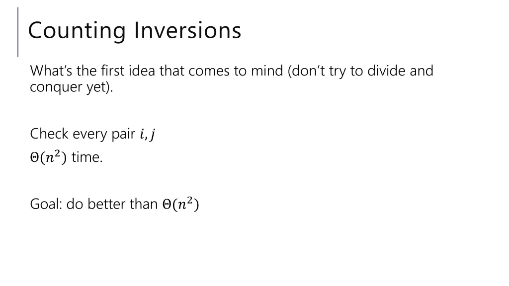 counting inversions 2