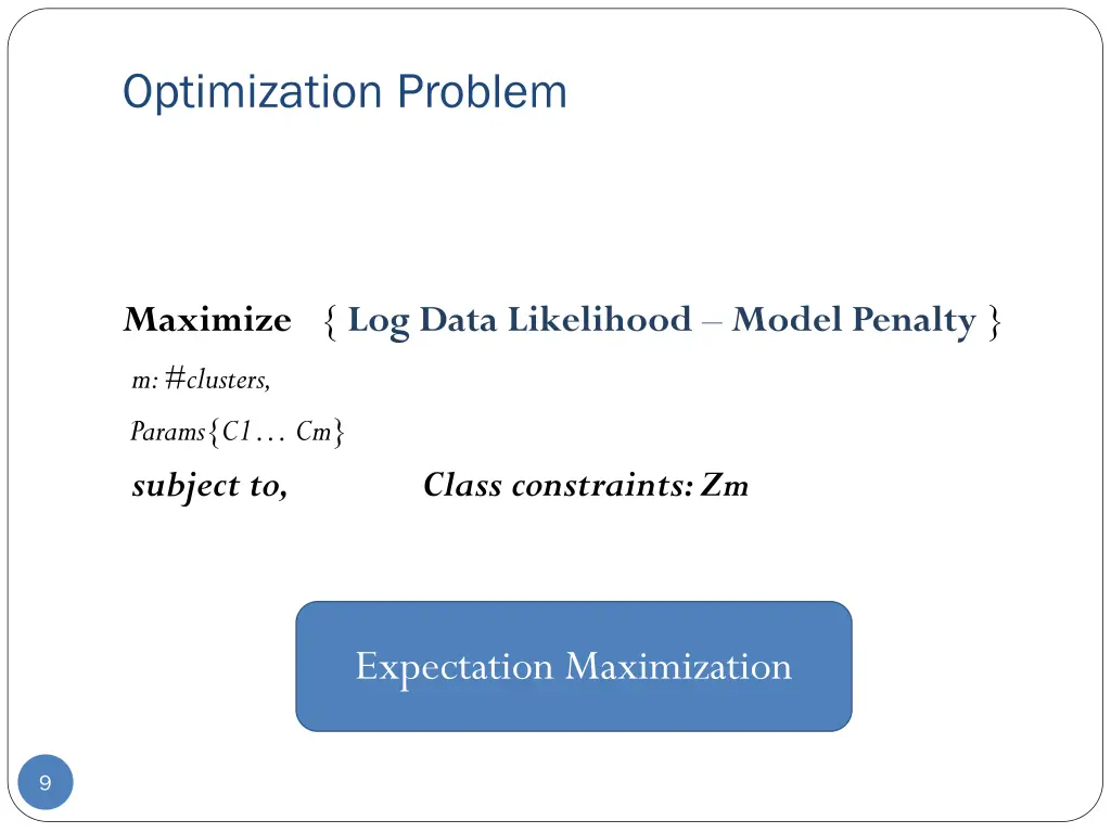 optimization problem