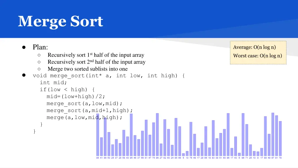 merge sort