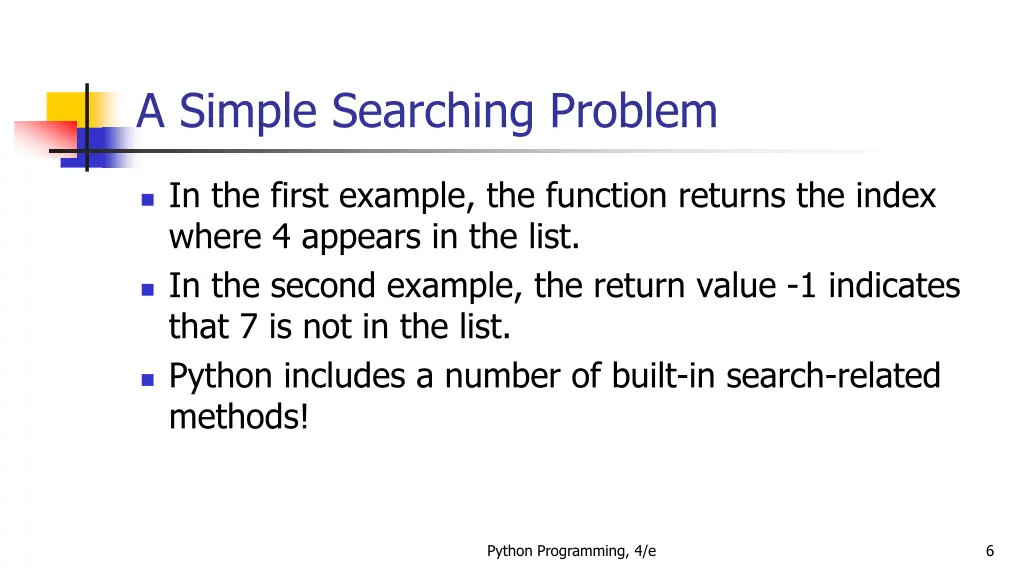 a simple searching problem 1