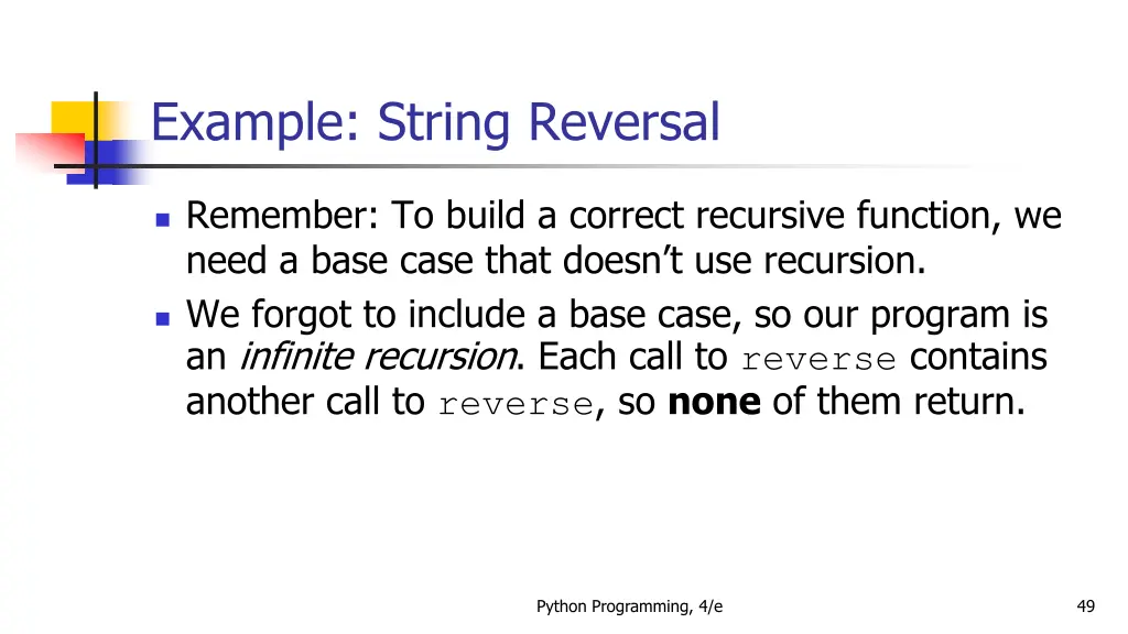 example string reversal 4