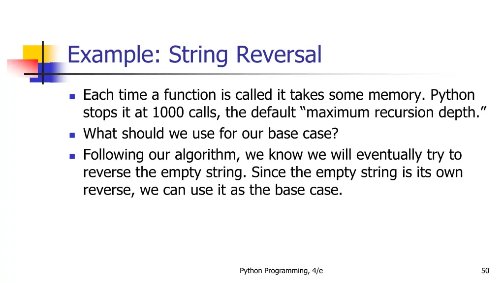 example string reversal 5