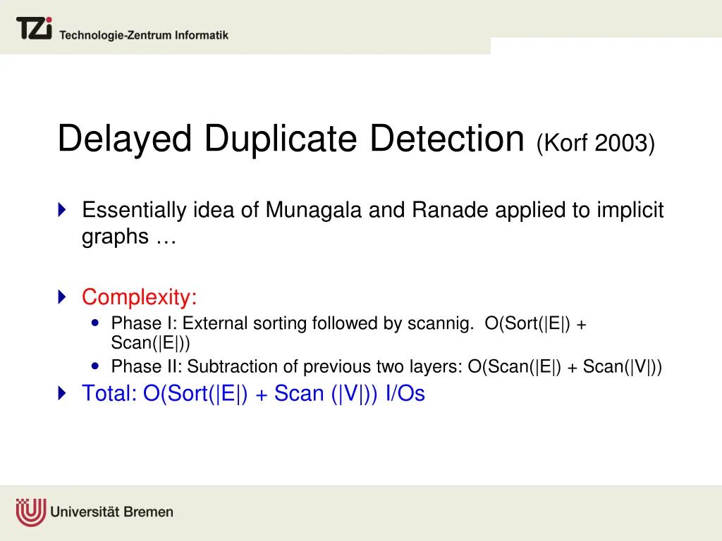 delayed duplicate detection korf 2003