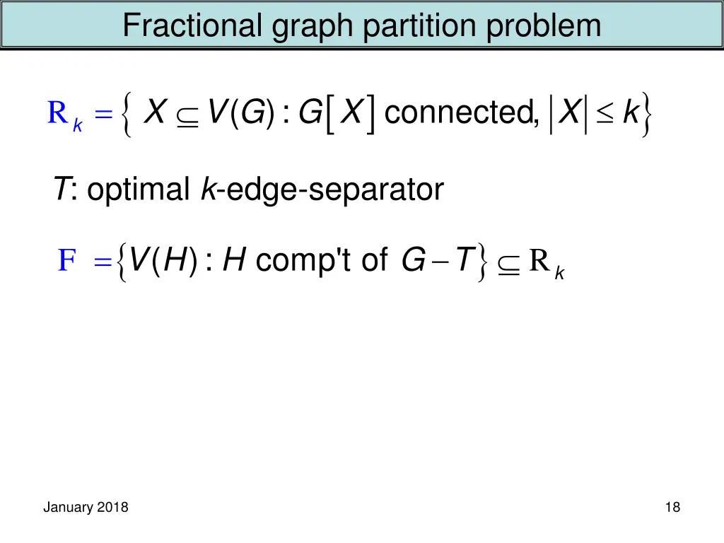 fractional graph partition problem