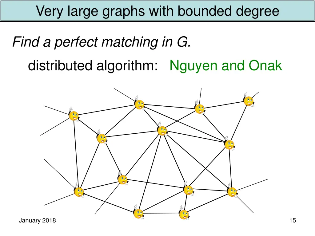 very large graphs with bounded degree