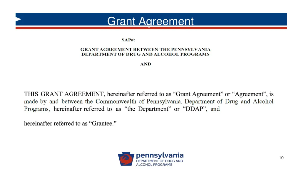 grant agreement 1