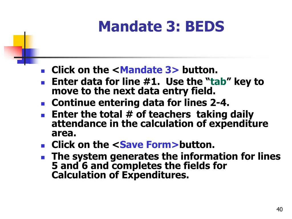 mandate 3 beds