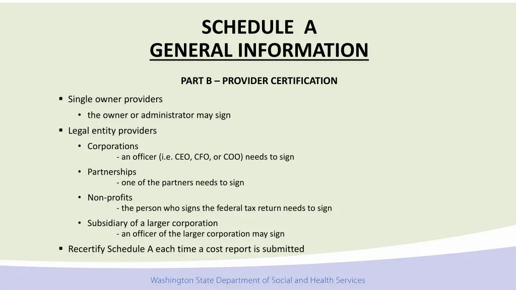 schedule a general information 2