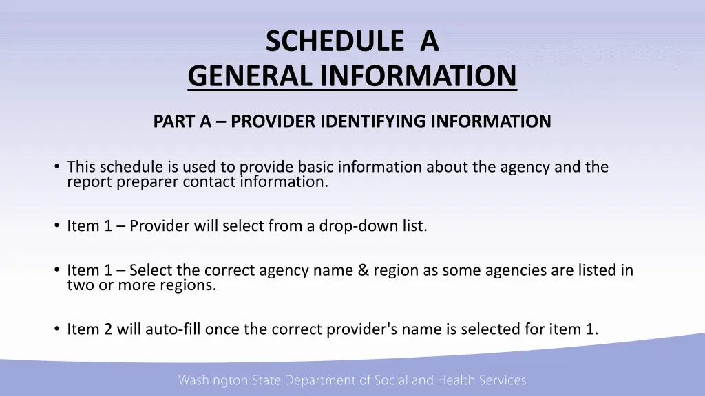 schedule a general information