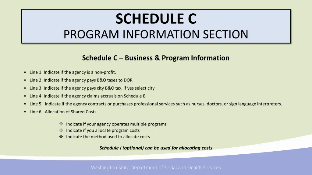 schedule c