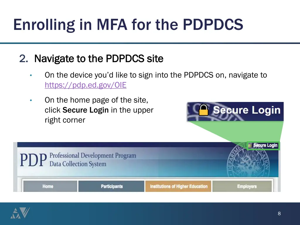 enrolling in mfa for the pdpdcs 1