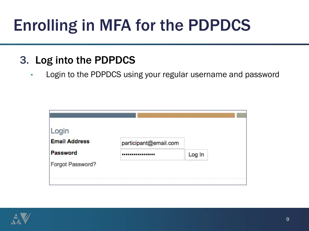 enrolling in mfa for the pdpdcs 2