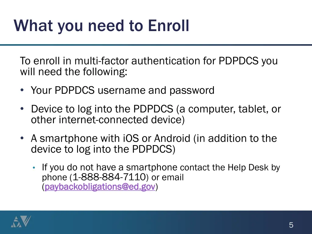 what you need to enroll