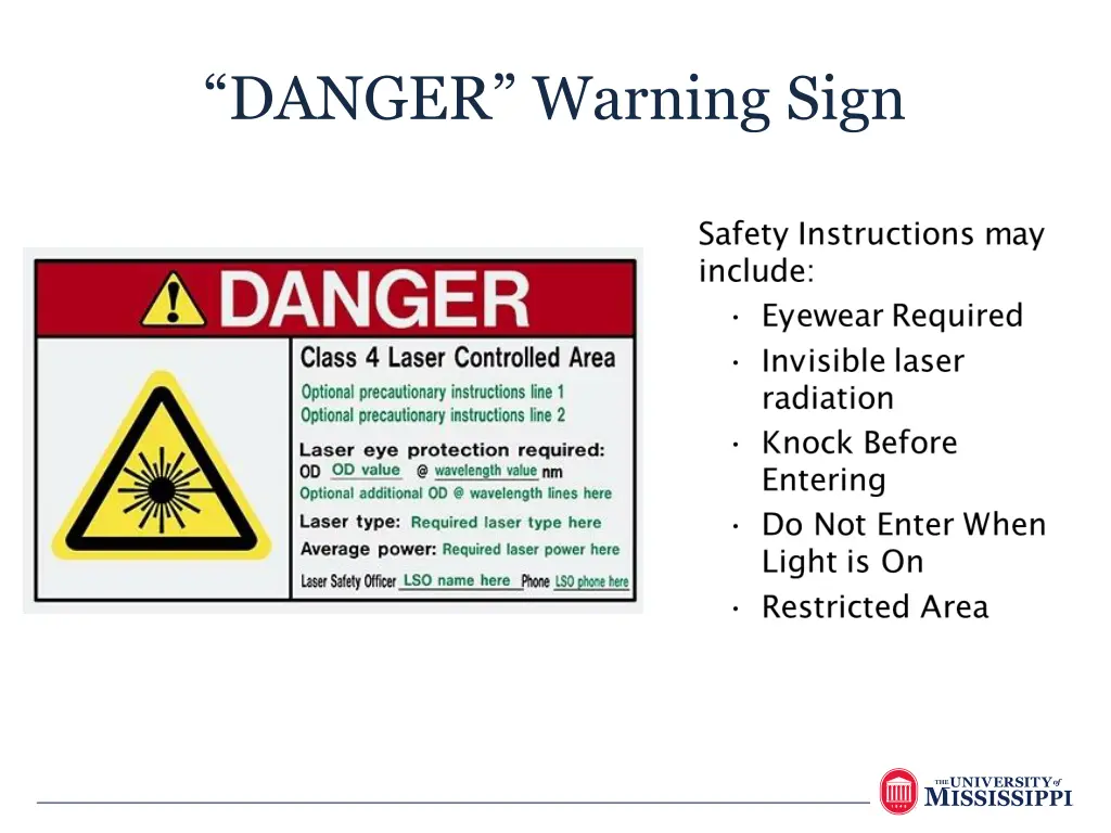 danger warning sign