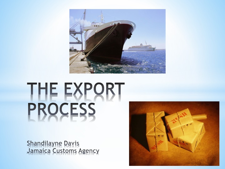 the export process