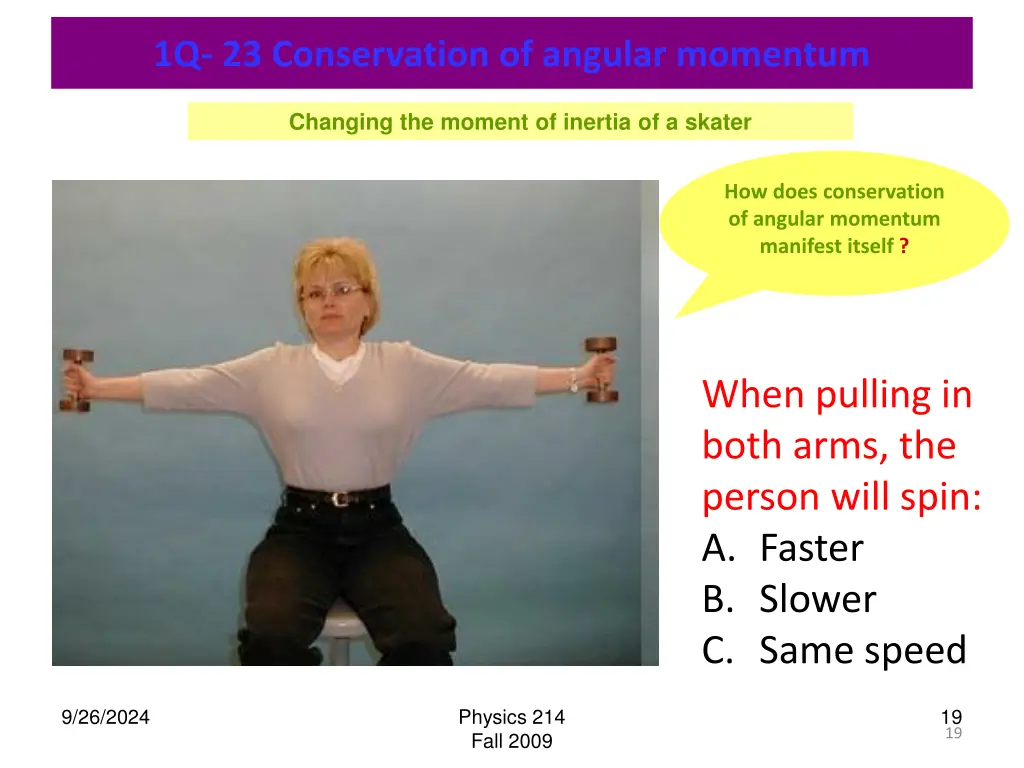 1q 23 conservation of angular momentum