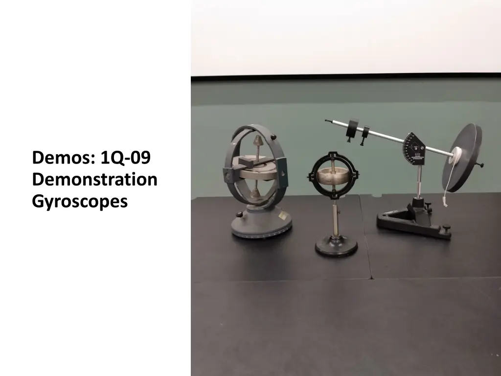 demos 1q 09 demonstration gyroscopes 1