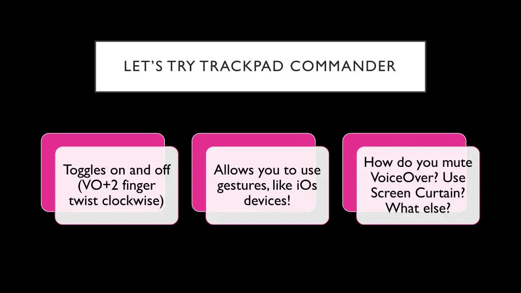 let s try trackpad commander